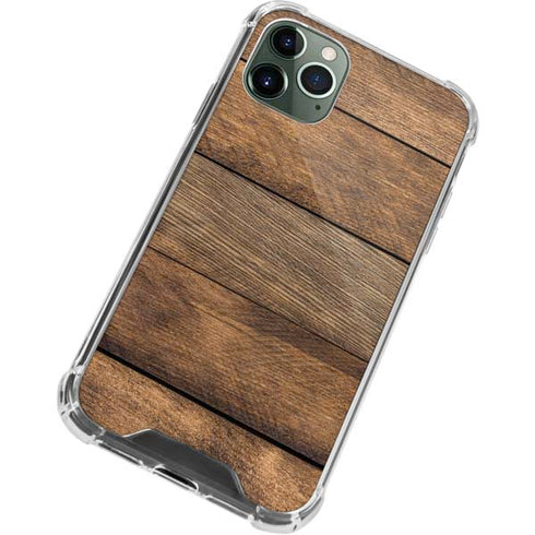Early American Wood Planks iPhone 12 Pro Clear Case