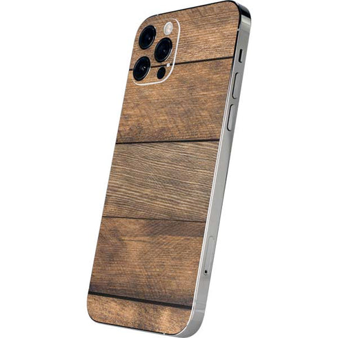 Early American Wood Planks iPhone 12 Pro Max Skin