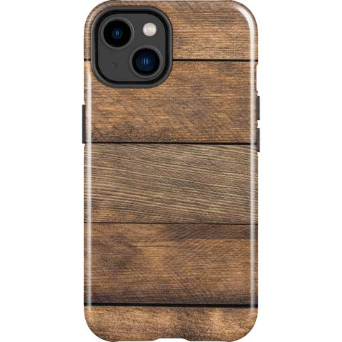 Early American Wood Planks iPhone 15 Plus Impact Case