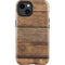 Early American Wood Planks iPhone 15 Plus Impact Case