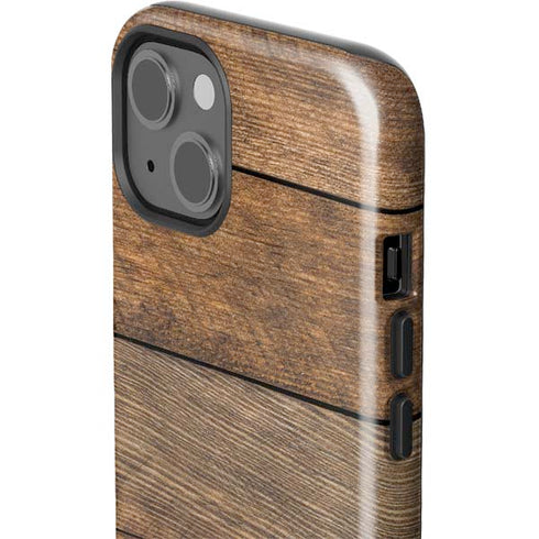 Early American Wood Planks iPhone 15 Plus Impact Case