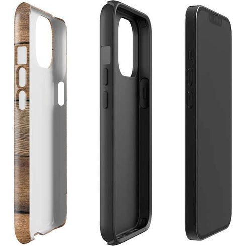 Early American Wood Planks iPhone 15 Plus Impact Case