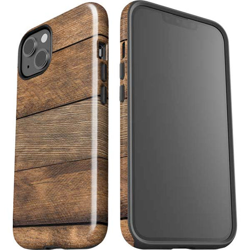 Early American Wood Planks iPhone 14 Impact Case
