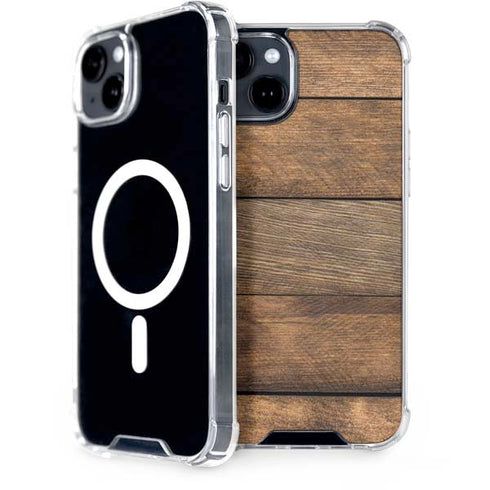 Early American Wood Planks iPhone 15 Plus MagSafe Case