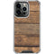 Early American Wood Planks iPhone 15 Pro Clear Case