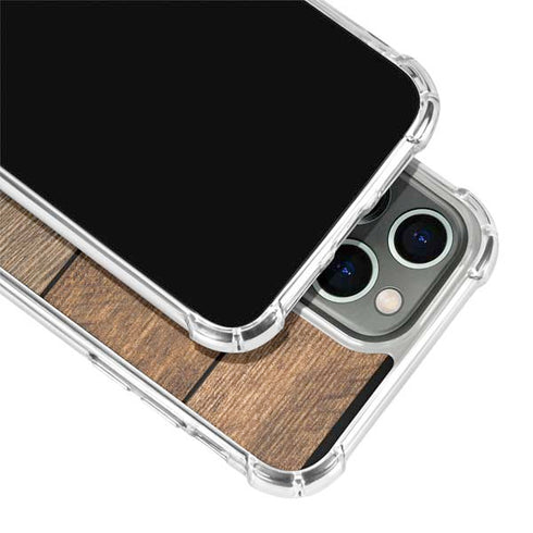 Early American Wood Planks iPhone 15 Pro Clear Case