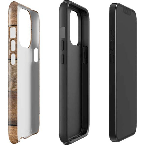 Early American Wood Planks iPhone 15 Pro Impact Case