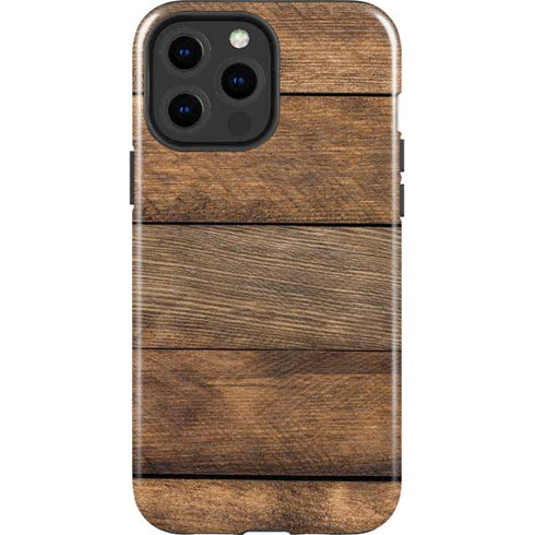 Early American Wood Planks iPhone 15 Pro Max Impact Case