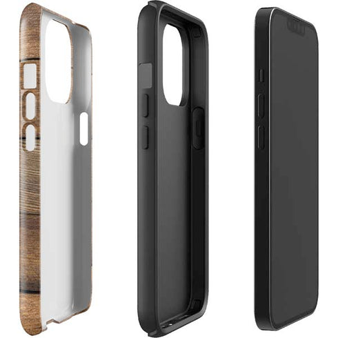 Early American Wood Planks iPhone 15 Pro Max Impact Case