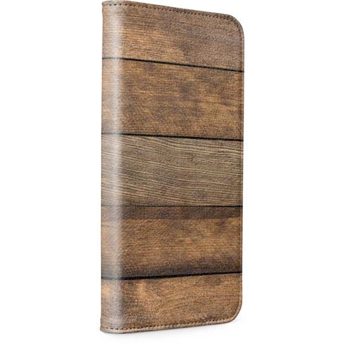 Early American Wood Planks iPhone 15 Pro Max Folio Case
