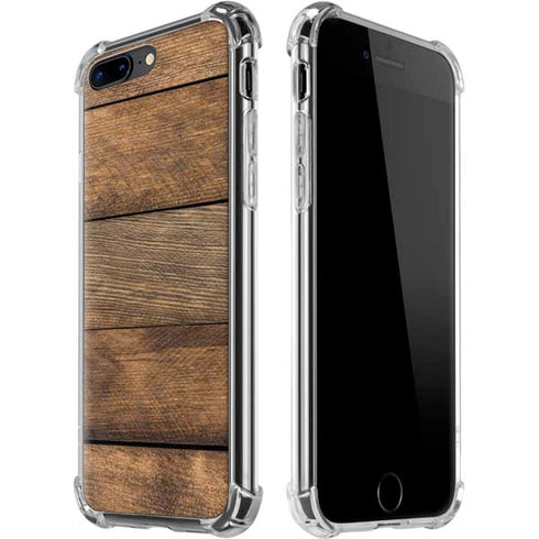 Early American Wood Planks iPhone 7/8 Plus Clear Case