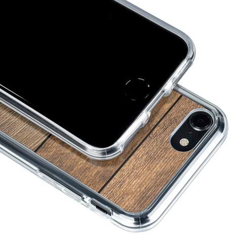 Early American Wood Planks iPhone SE (2nd & 3rd Gen) Clear Case