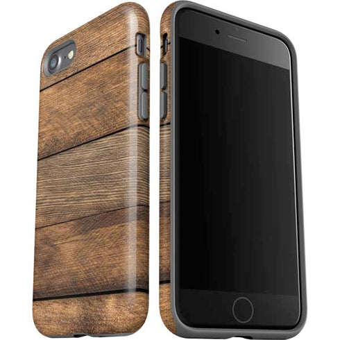 Early American Wood Planks iPhone SE (2nd & 3rd Gen) Pro Case