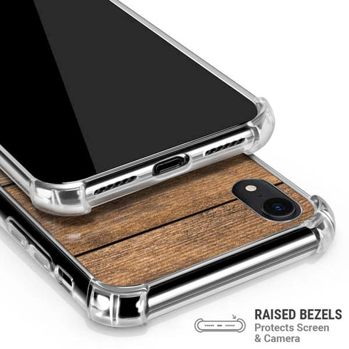 Early American Wood Planks iPhone XR Clear Case