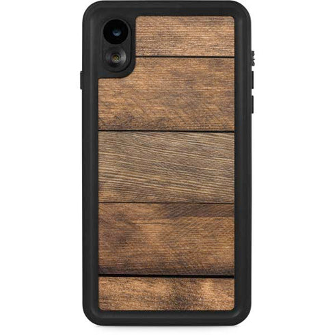 Early American Wood Planks iPhone XR Waterproof Case