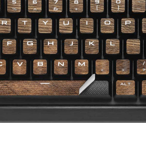 Early American Wood Planks K95 RGB PLATINUM Mechanical Gaming Keyboard Skin