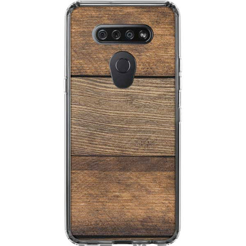 Early American Wood Planks LG K51/Q51 Clear Case