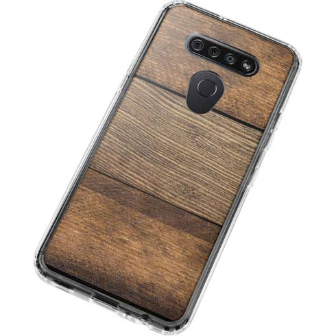 Early American Wood Planks LG K51/Q51 Clear Case