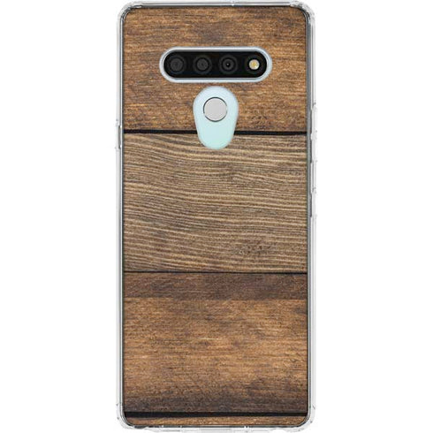 Early American Wood Planks LG Stylo 6 Clear Case