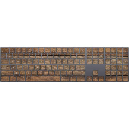 Early American Wood Planks Magic Keyboard with Numeric Keypad Skin
