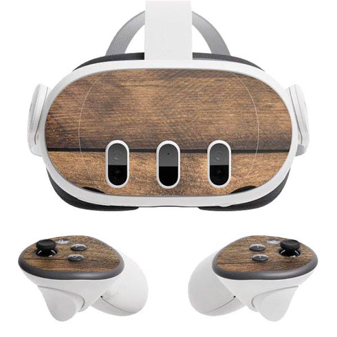 Early American Wood Planks Meta Quest 3 Skin