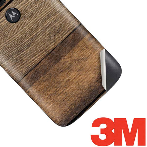 Early American Wood Planks Moto E5 Play Skin