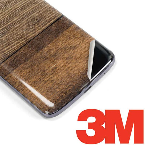 Early American Wood Planks Moto E5 Plus Skin