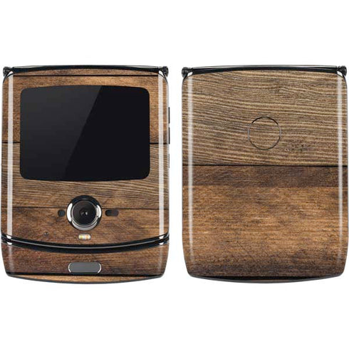 Early American Wood Planks Motorola RAZR Skin