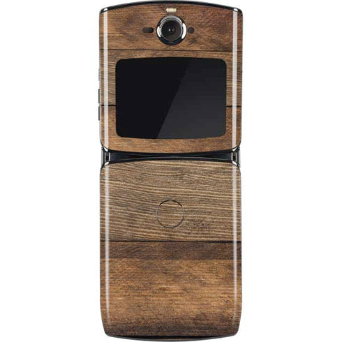 Early American Wood Planks Motorola RAZR Skin