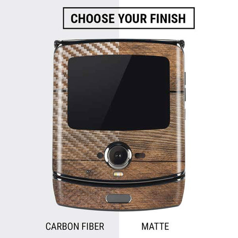 Early American Wood Planks Motorola RAZR Skin