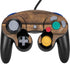 Early American Wood Planks Nintendo GameCube Controller Skin