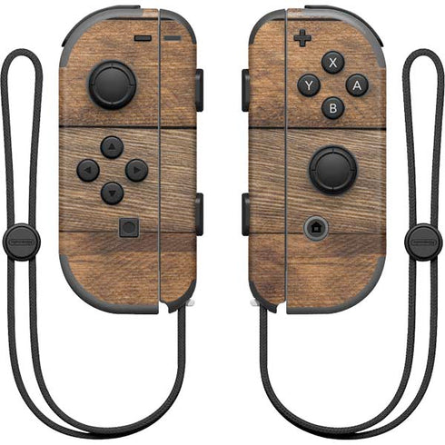 Early American Wood Planks Nintendo Joy-Con (L/R) Controller Skin