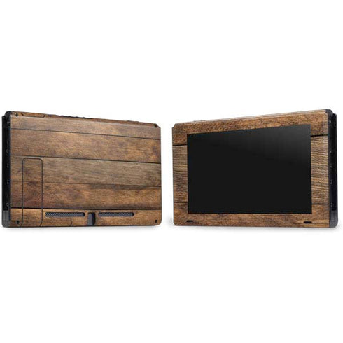 Early American Wood Planks Nintendo Switch Bundle Skin