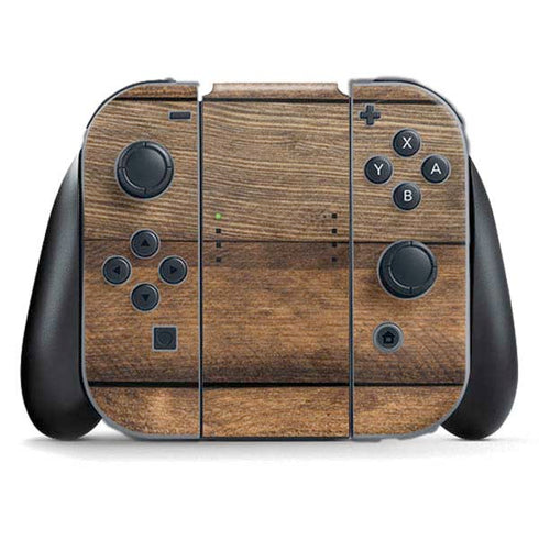 Early American Wood Planks Nintendo Switch (2017-2021) Joy-Con Controller Skin
