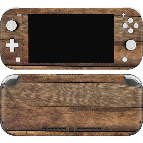 Early American Wood Planks Nintendo Switch Lite Skin