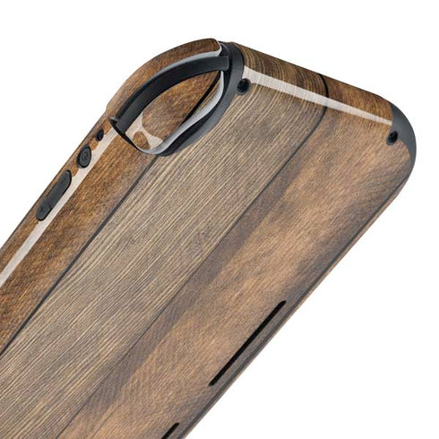 Early American Wood Planks Nintendo Switch Lite Skin