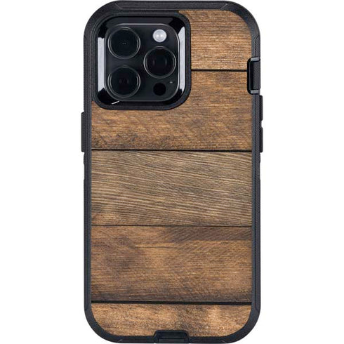 Early American Wood Planks Otterbox Defender iPhone Skin