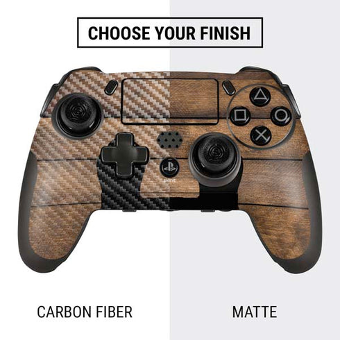 Early American Wood Planks PlayStation Scuf Vantage 2 Controller Skin