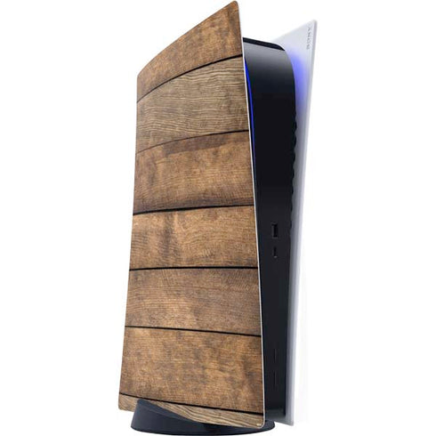Early American Wood Planks PS5 Digital Edition Console Skin