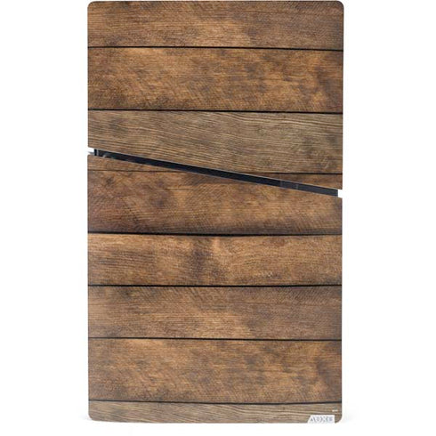 Early American Wood Planks PS5 Slim Digital Edition Console Skin