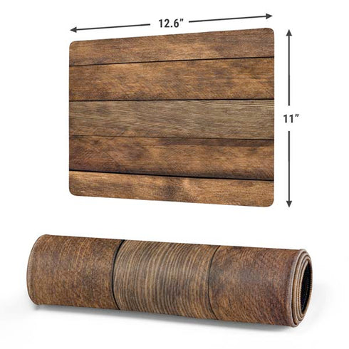 Early American Wood Planks Gaming Mouse Pad