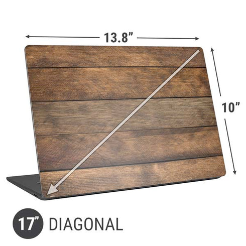 Early American Wood Planks Universal Laptop 17in (13.8 x 10in) Skin