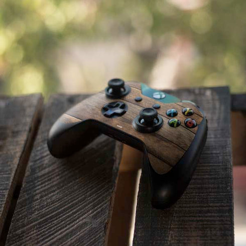 Early American Wood Planks Xbox One Controller Skin
