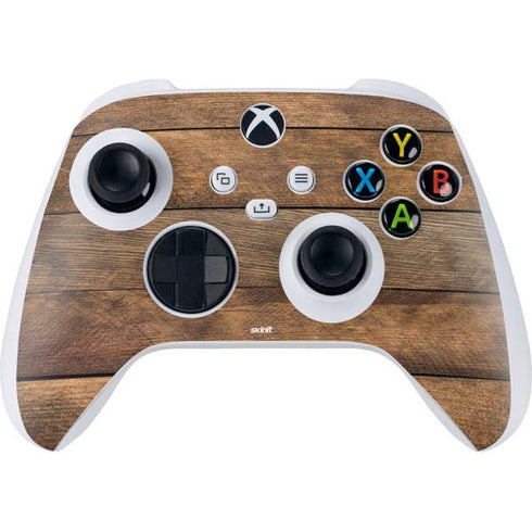 Early American Wood Planks Xbox Series S Controller Skin