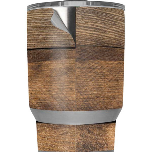 Early American Wood Planks Yeti 20oz Tumbler Skin
