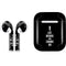Eat Brains and Zombie On Black Apple AirPods 2 Skin