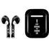 Eat Brains and Zombie On Black Apple AirPods 2 Skin
