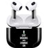 Eat Brains and Zombie On Black Apple AirPods (3rd Gen 2021) Skin