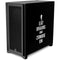 Eat Brains and Zombie On Black Corsair 4000D Tempered Glass Mid-Tower ATX Case Skin
