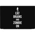 Eat Brains and Zombie On Black Dell Vostro Skin